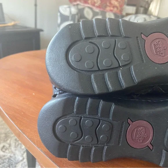 Born Leather Black Ankle Booties with Buckle Detail - Picture 6 of 11